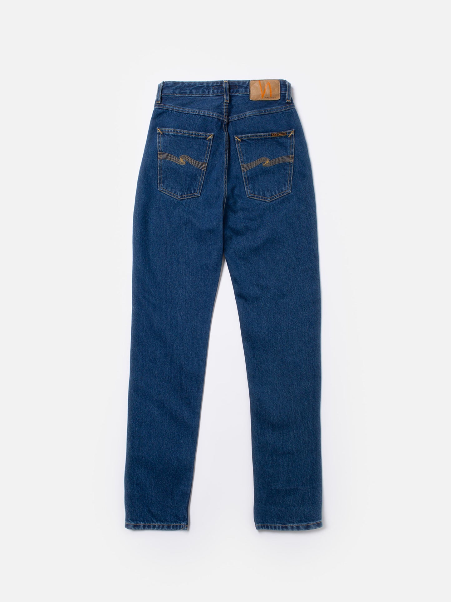 Jean mom en coton bio | bleu délavé "breezy britt 70's day dream"