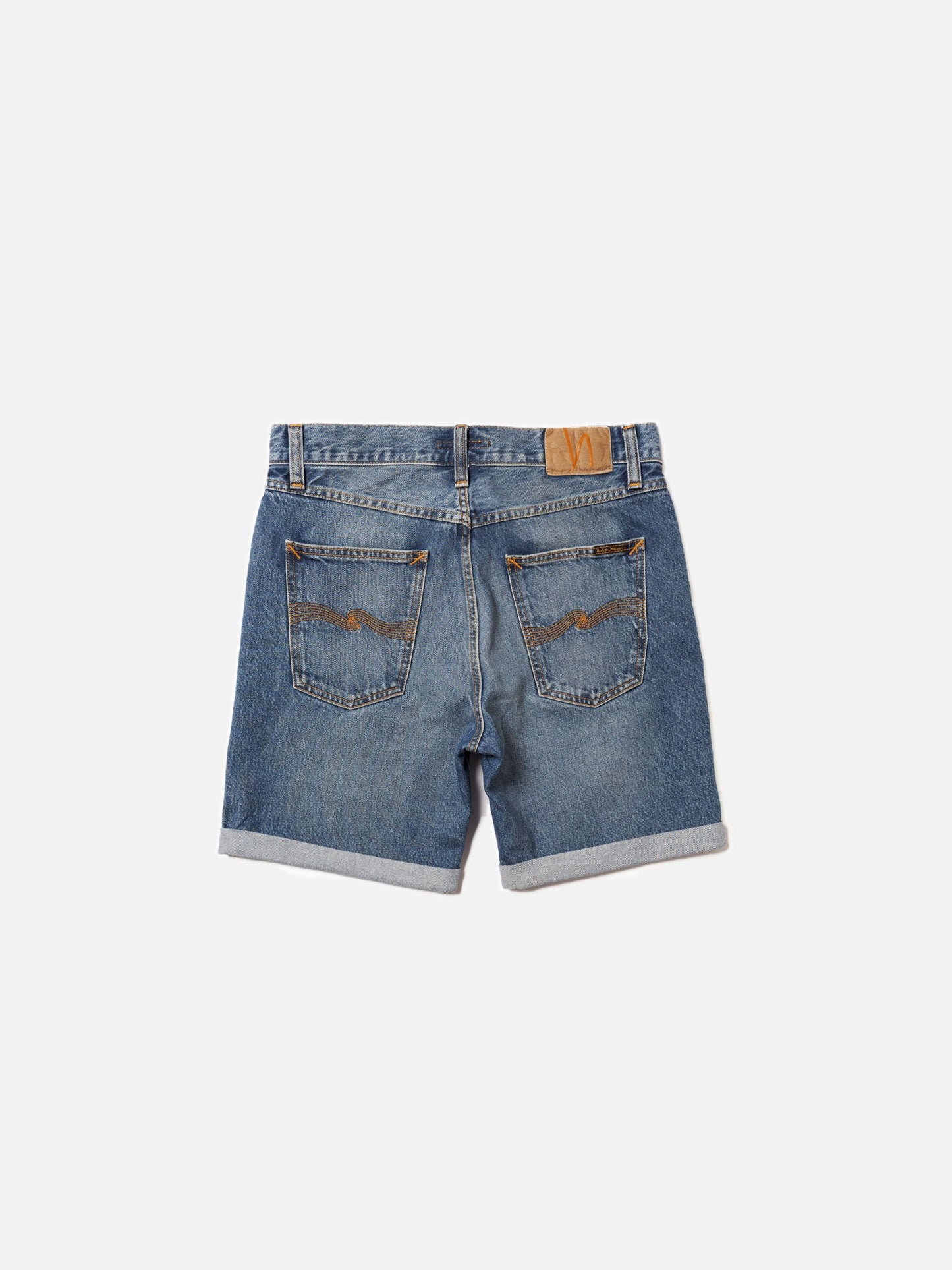 Shorts en denim de coton bio | bleu délavé "josh denim shorts blue haze"