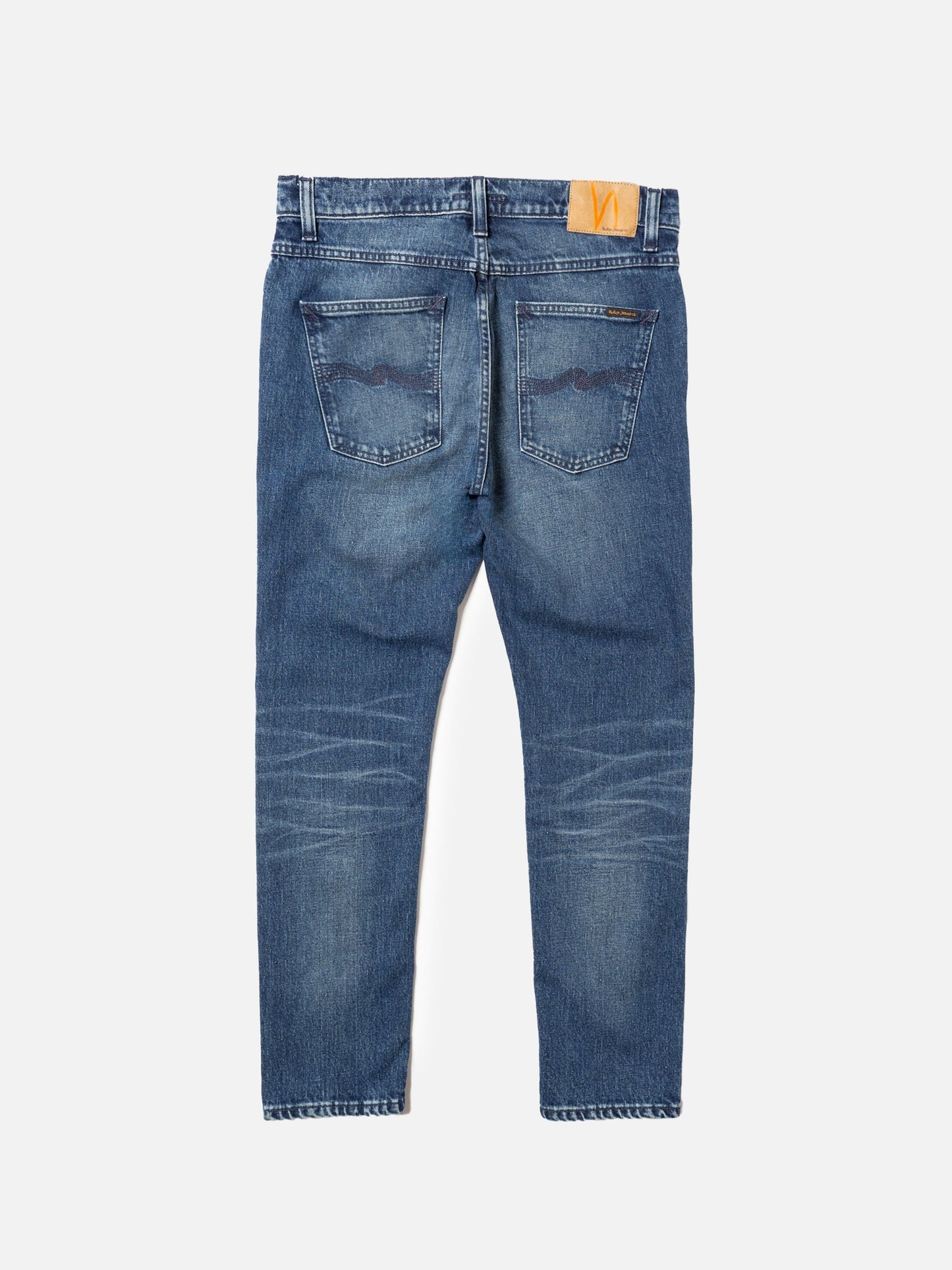 Jean slim en coton bio | bleu "lean dean indigo ink"