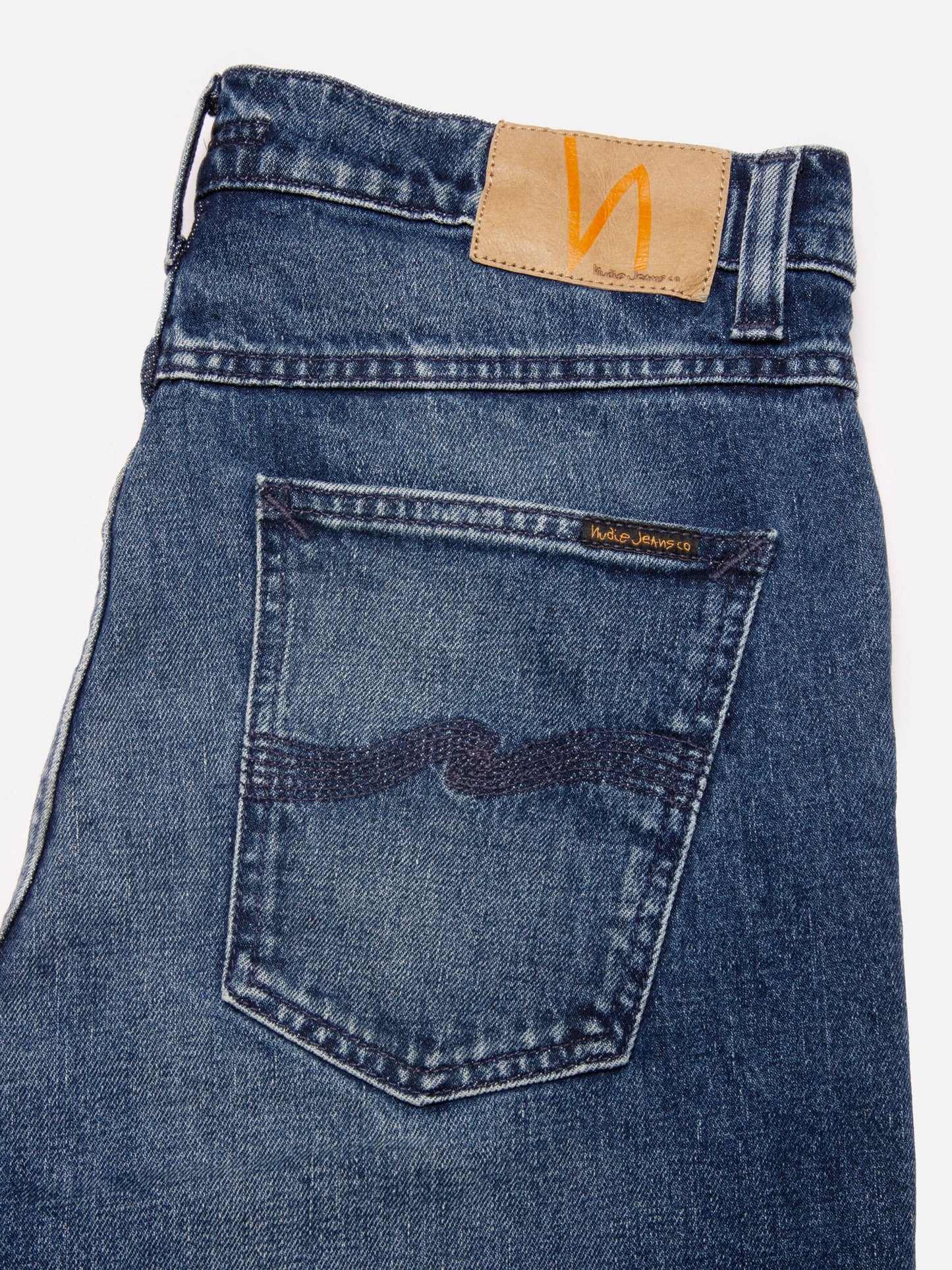 Jean slim en coton bio | bleu "lean dean indigo ink"