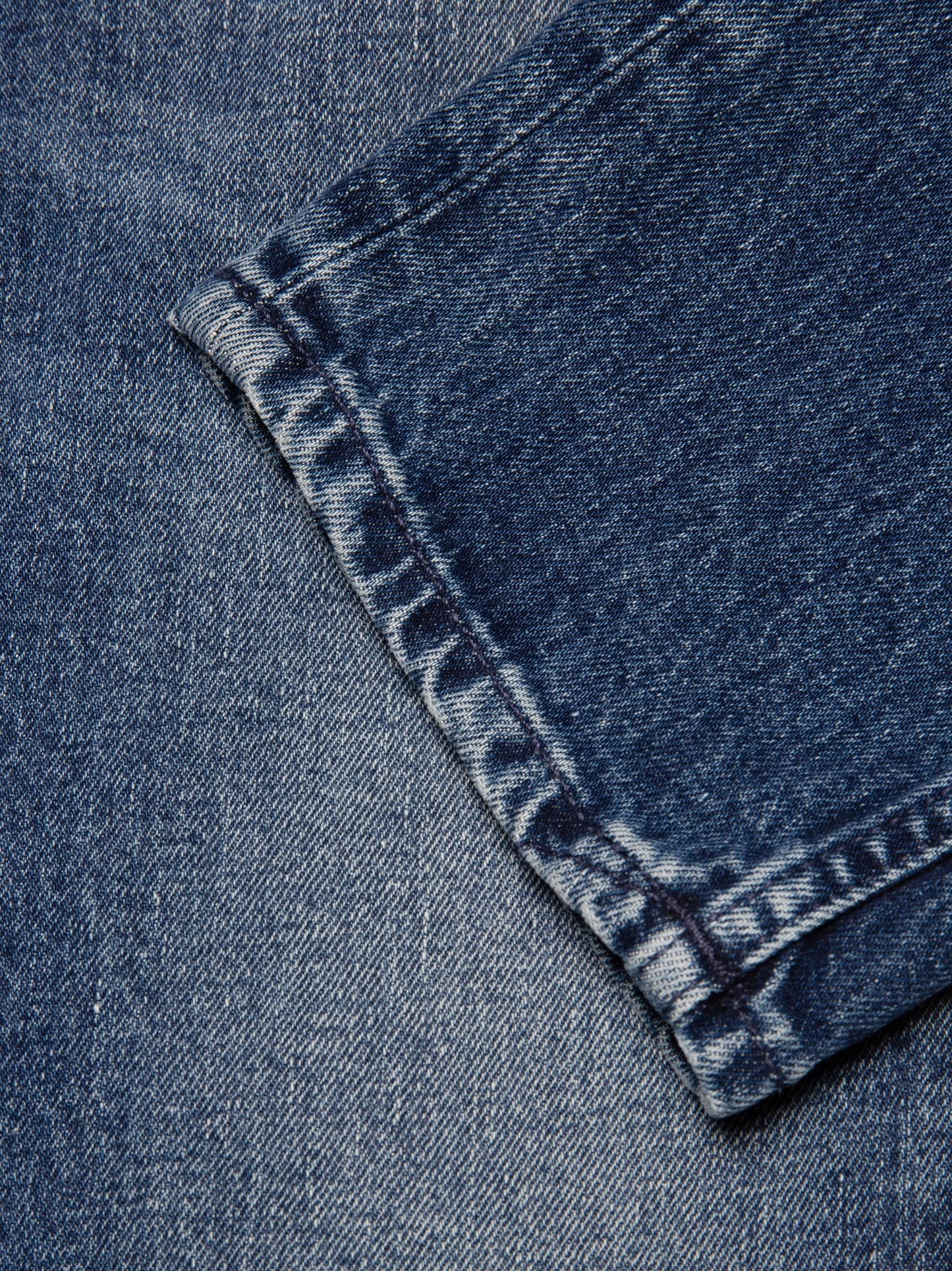 Jean slim en coton bio | bleu "lean dean indigo ink"