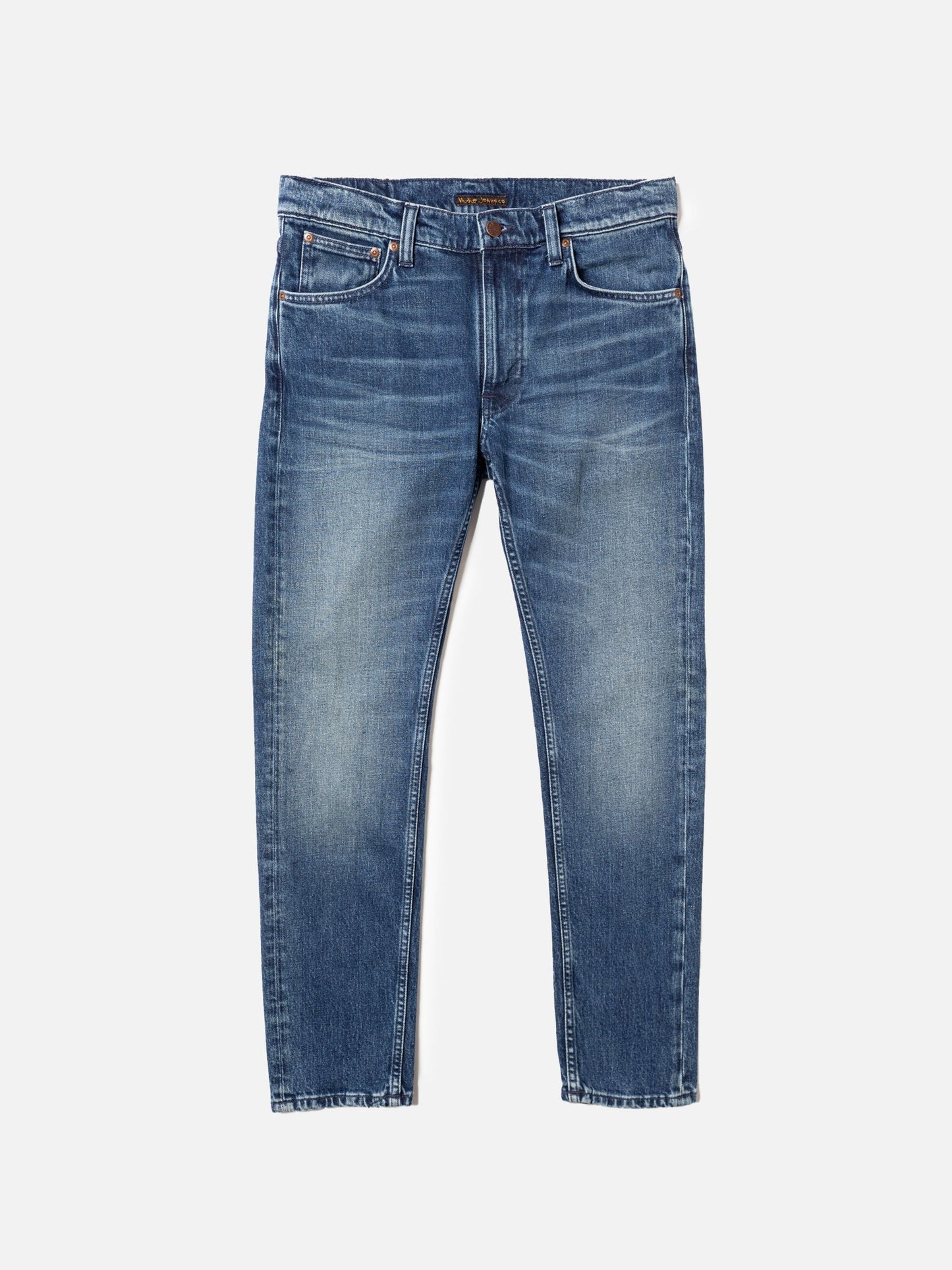 Jean slim en coton bio | bleu "lean dean indigo ink"