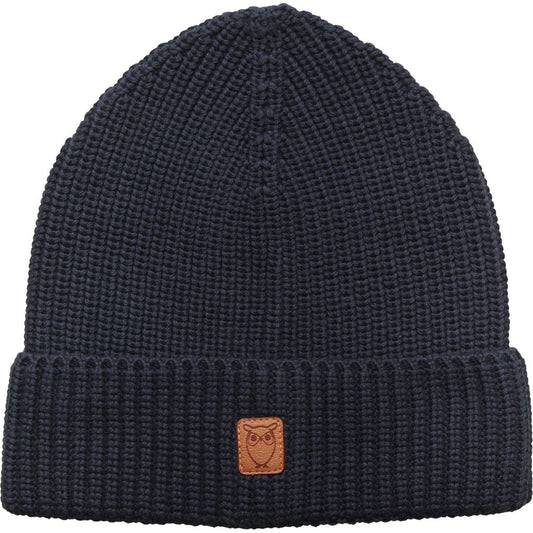 Bonnet marine en coton bio - Ribbing hat