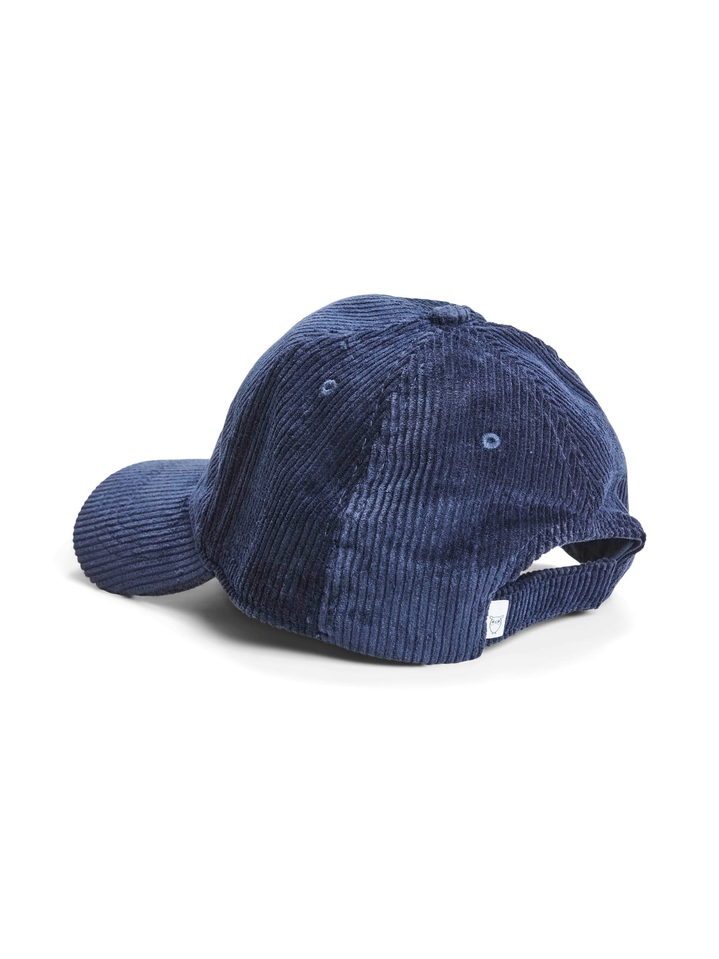 Casquette bleu en velours de coton bio - 8 wales corduroy cap total eclipse