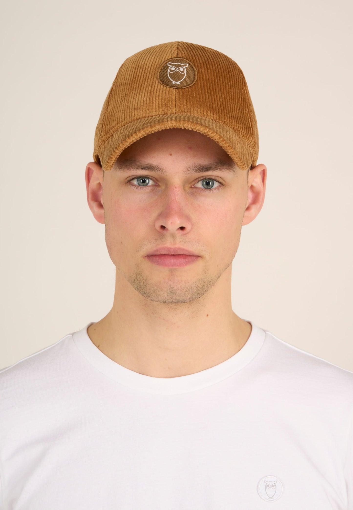 Casquette marron en velours de coton bio - 8 wales corduroy cap brown sugar