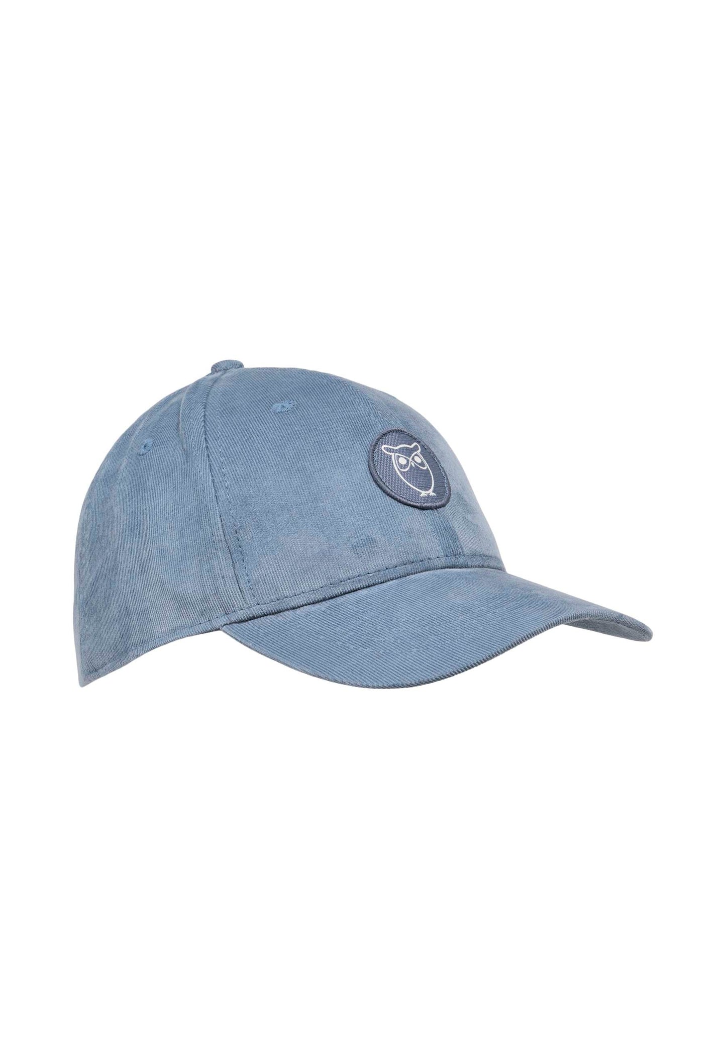 Casquette bleue velours fin en coton bio - baby cord cap china blue