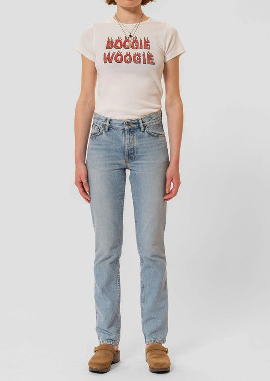 Jean Nudie Jeans Shady Sadie slow days bleu