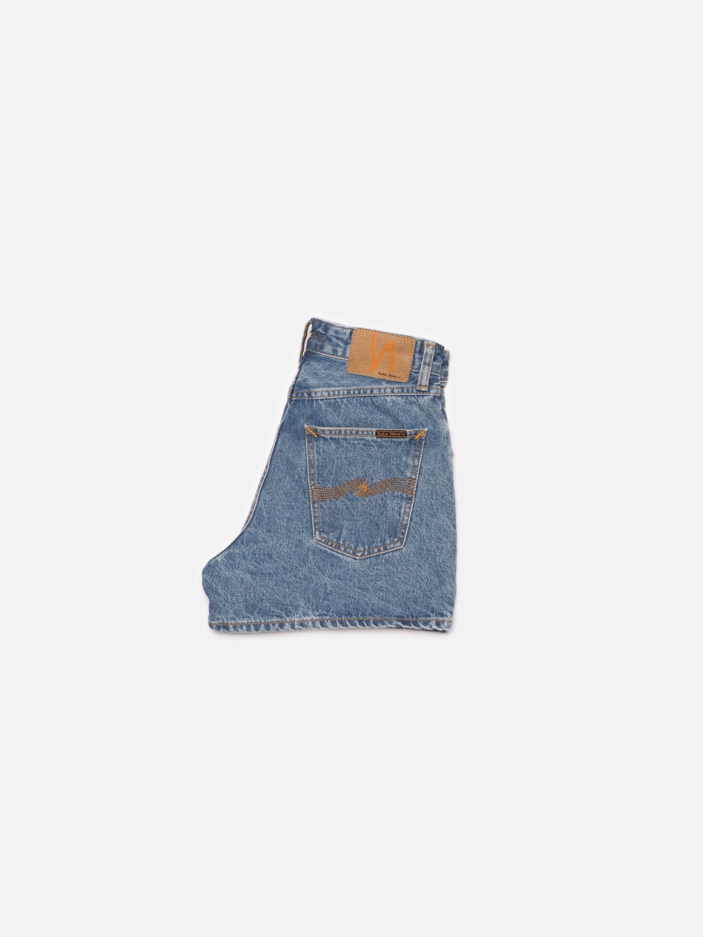 Short en jean de coton bio | bleu "maeve denim shorts casual wash blue"