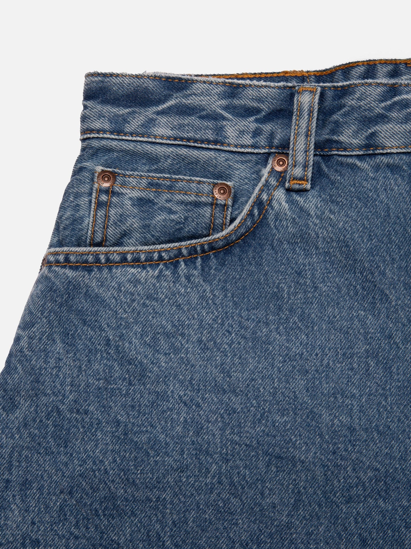 Short en jean de coton bio | bleu "maeve denim shorts casual wash blue"