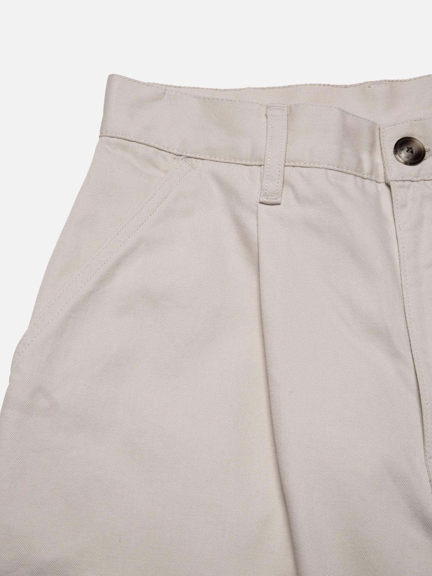 Pantalon ample en coton bio | écru "suki workwear sailor pants ecru"
