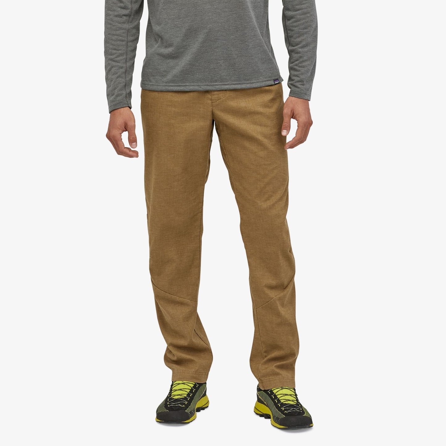 Pantalon marron en chanvre et polyester recyclé - Hampi rock
