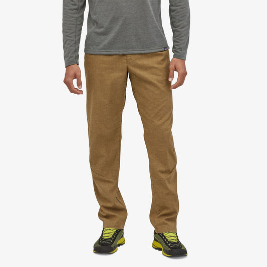 Pantalon marron en chanvre et polyester recyclé - Hampi rock