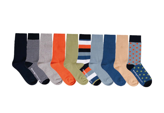 Pack 10 paires de chaussettes en coton bio - Linden