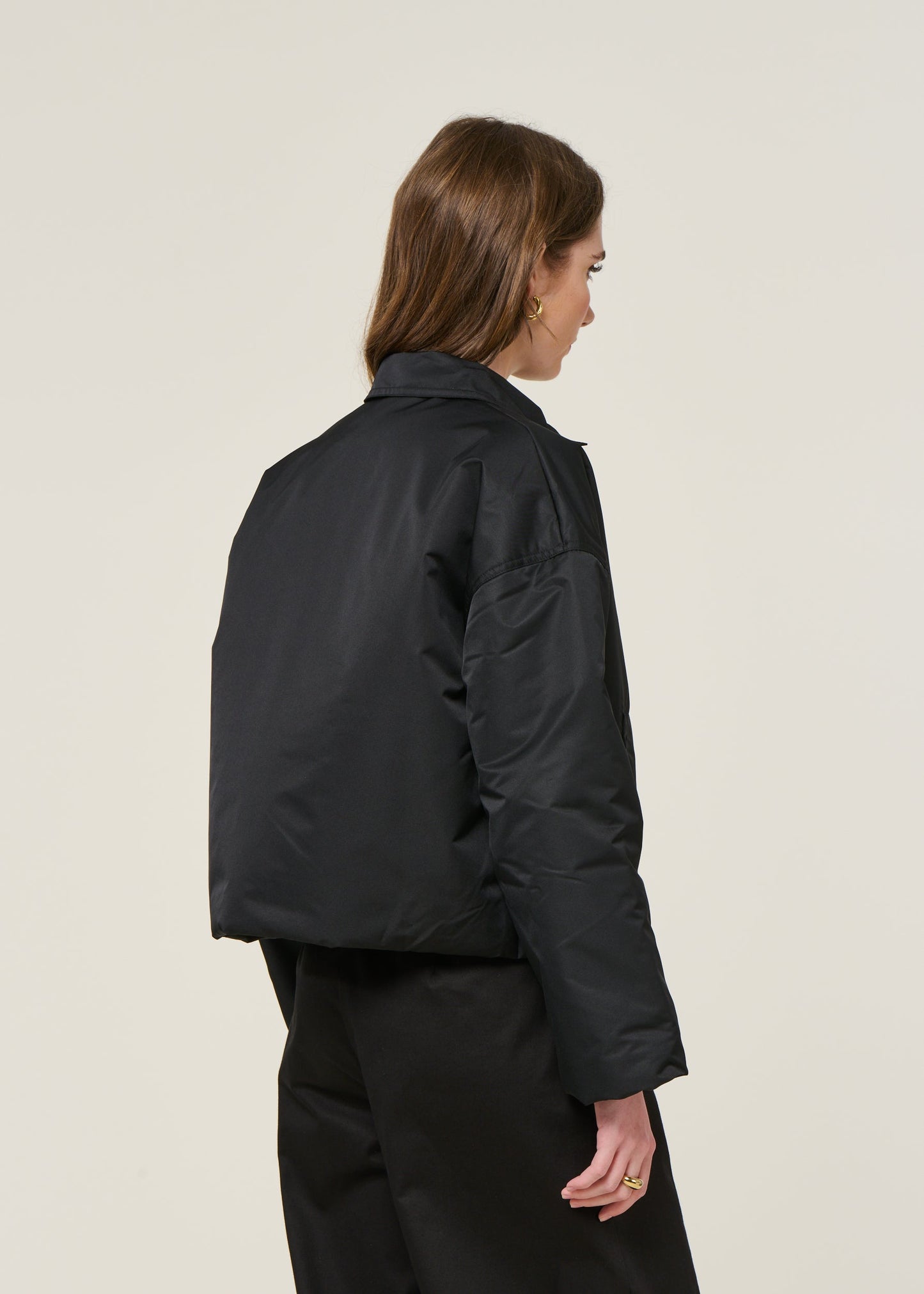Blouson en matières recyclées | noir "dusk - black"