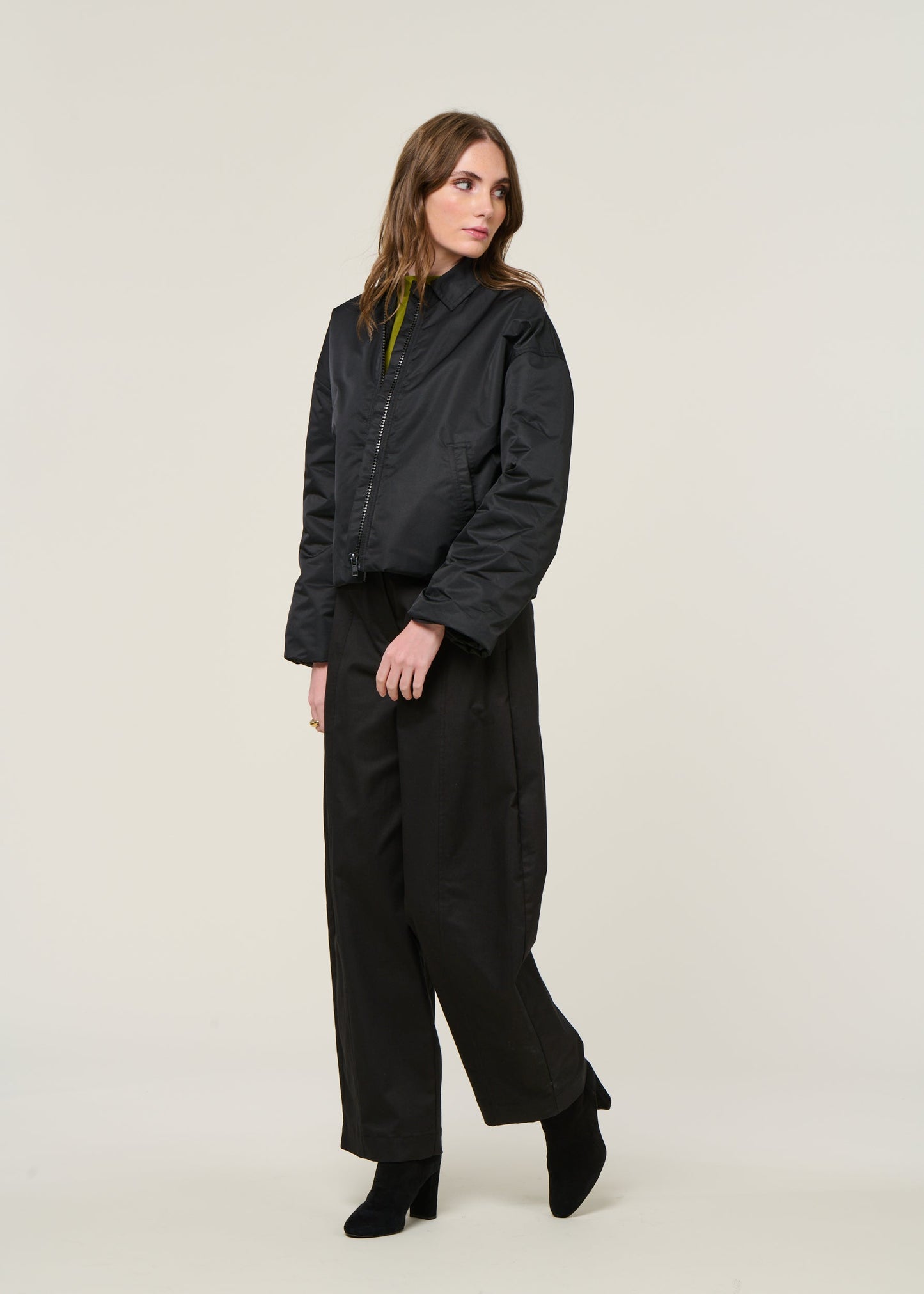 Blouson en matières recyclées | noir "dusk - black"