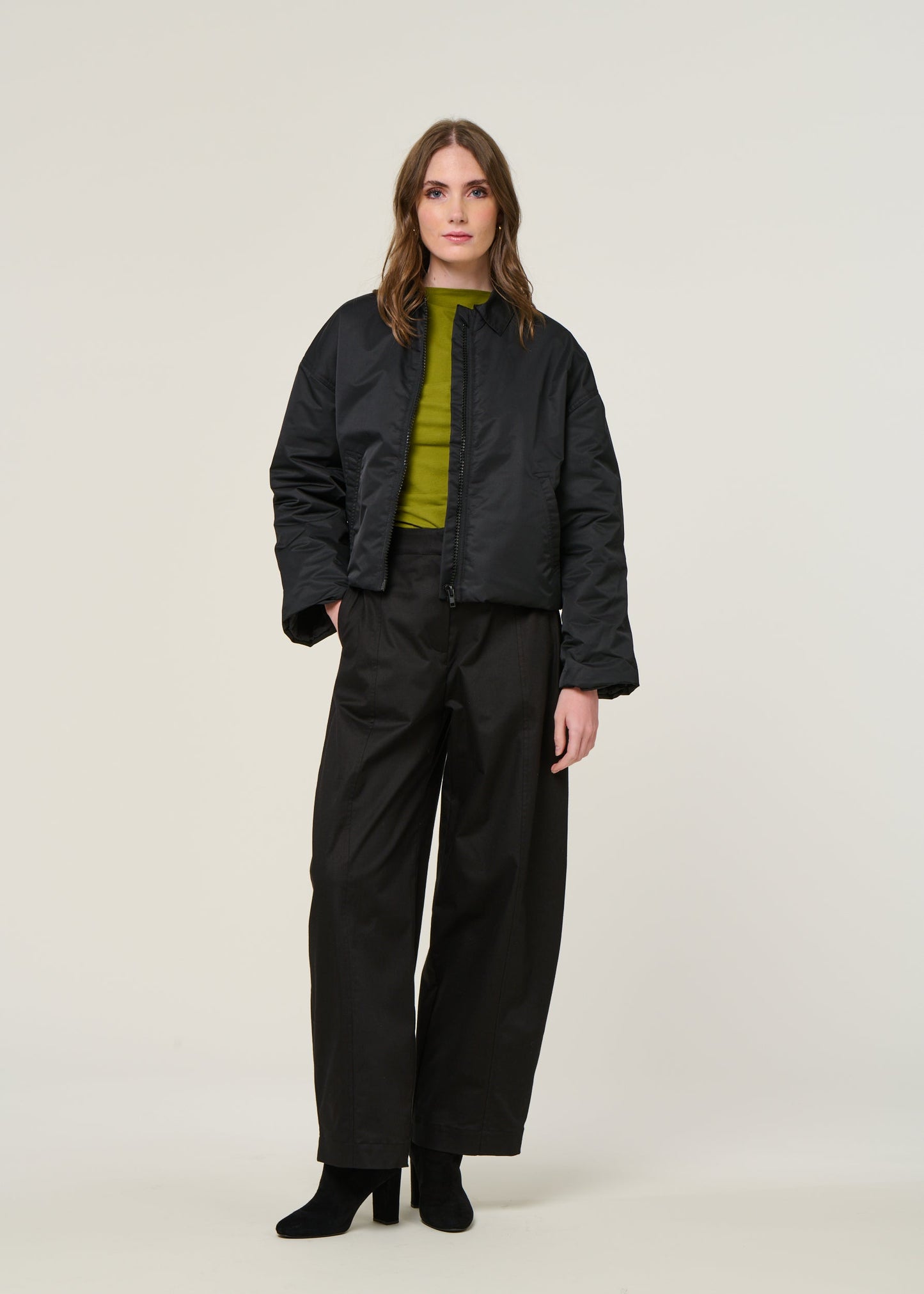 Blouson en matières recyclées | noir "dusk - black"