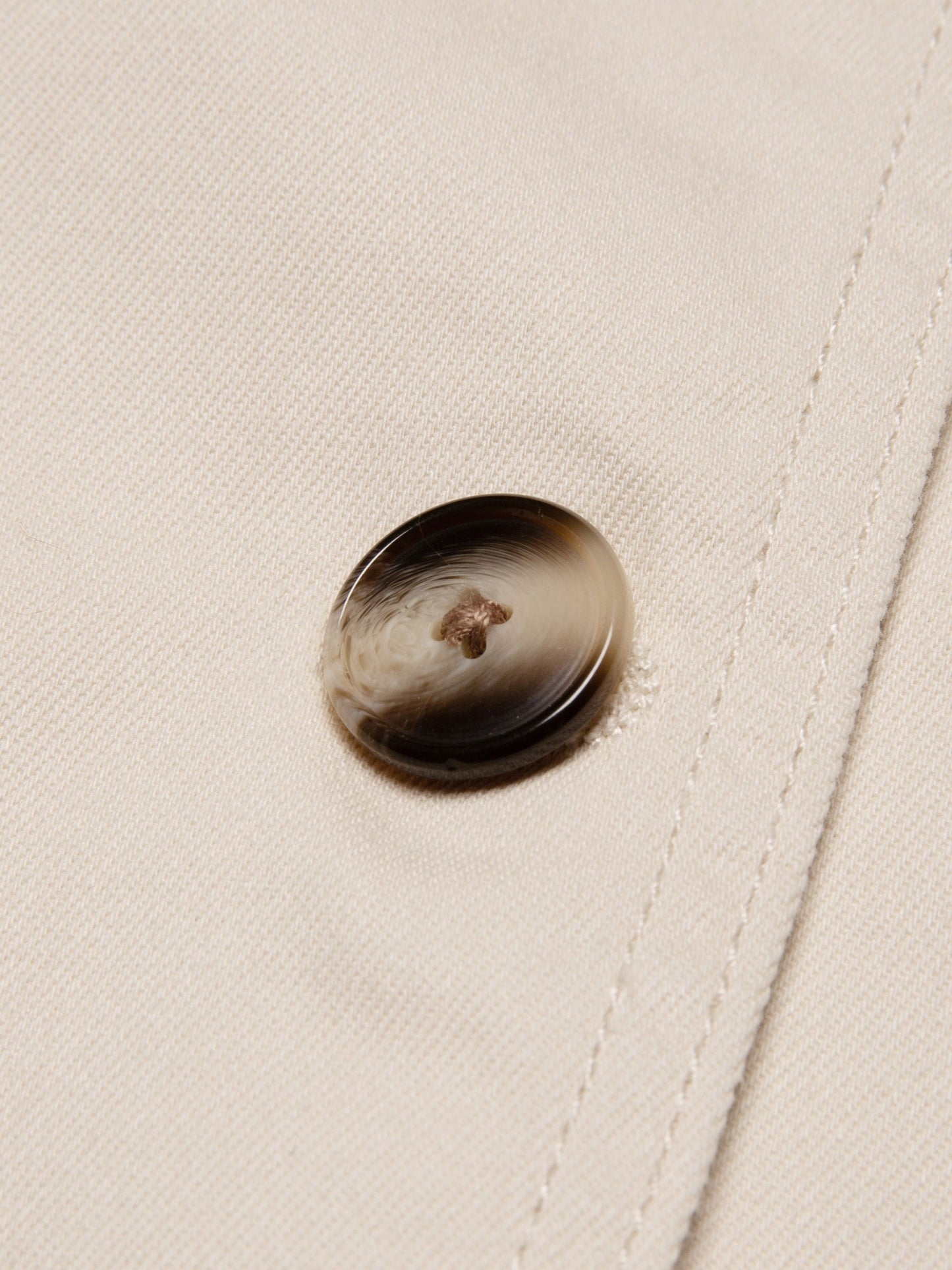 Veste workwear en coton bio | écru "bibbi workwear sailor jacket ecru"