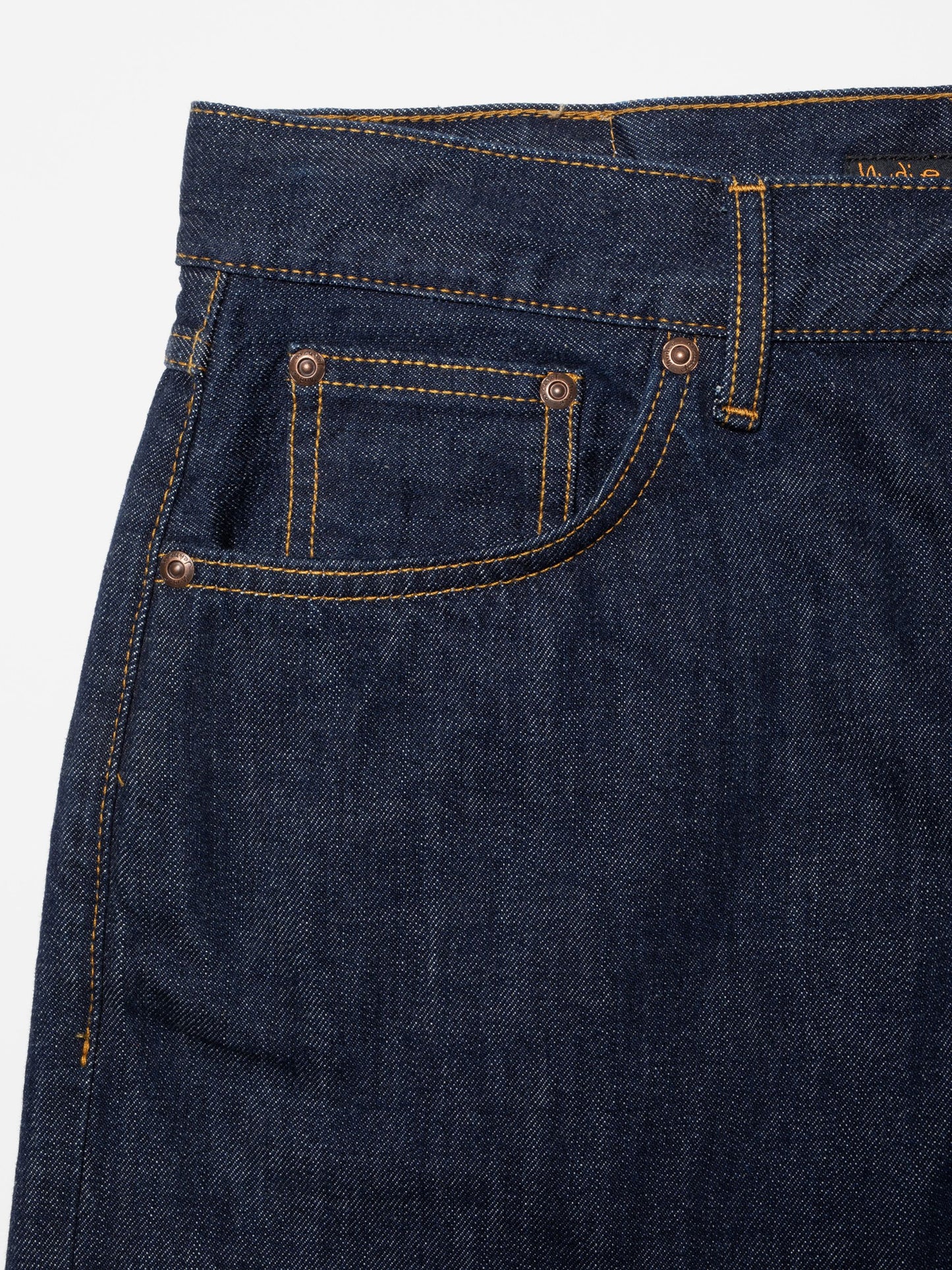 Jean ample en coton bio | bleu "tuff tony one wash one wash"