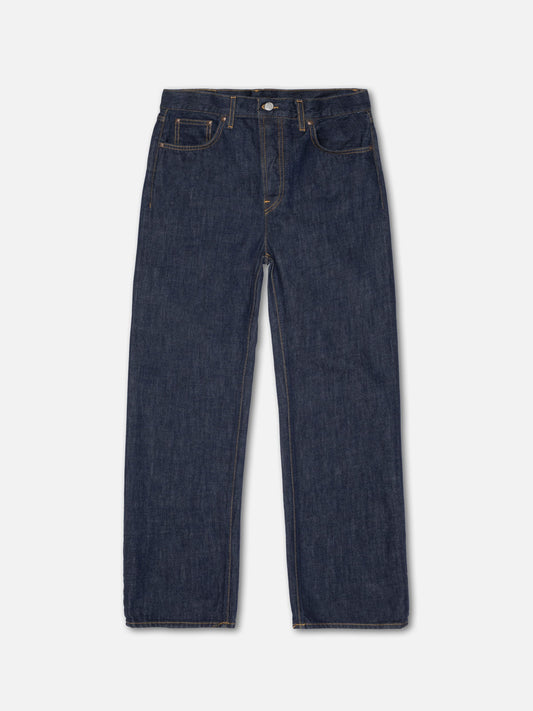 Jean ample en coton bio | bleu "tuff tony one wash one wash"