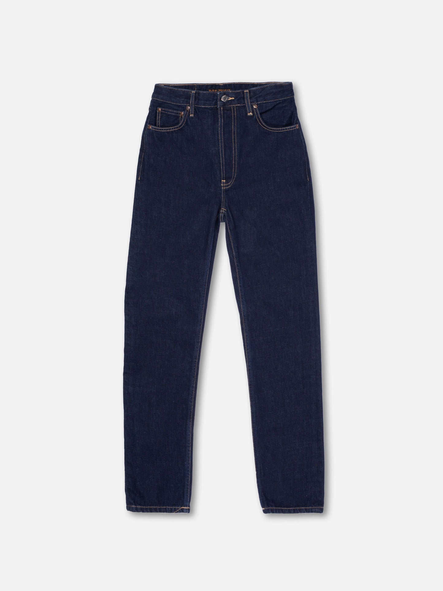 Jean mom en coton bio | brut "breezy britt indigo rinse"