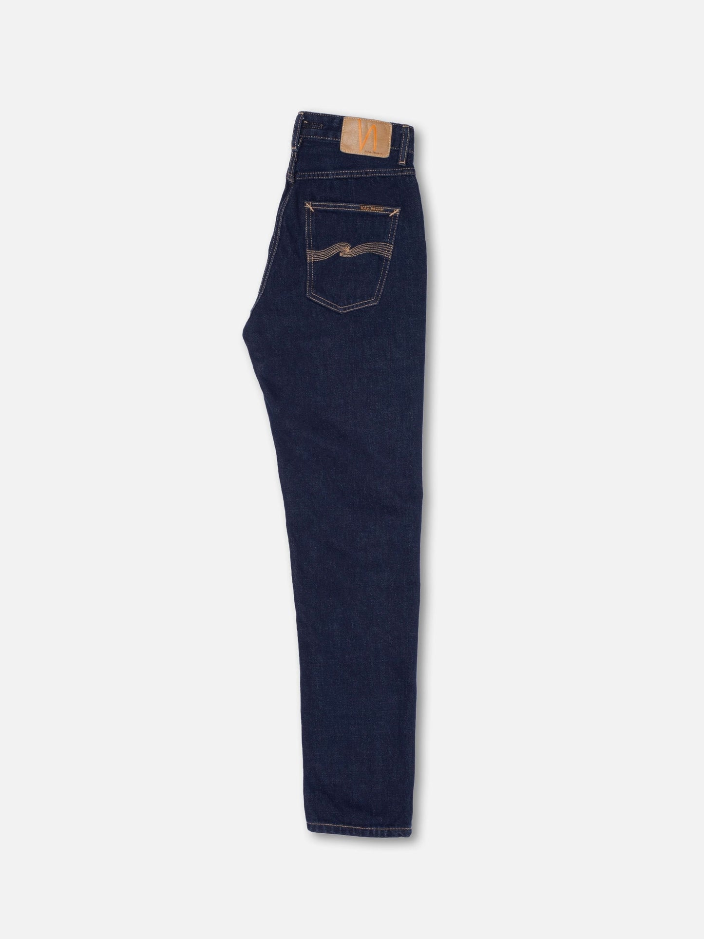 Jean mom en coton bio | brut "breezy britt indigo rinse"