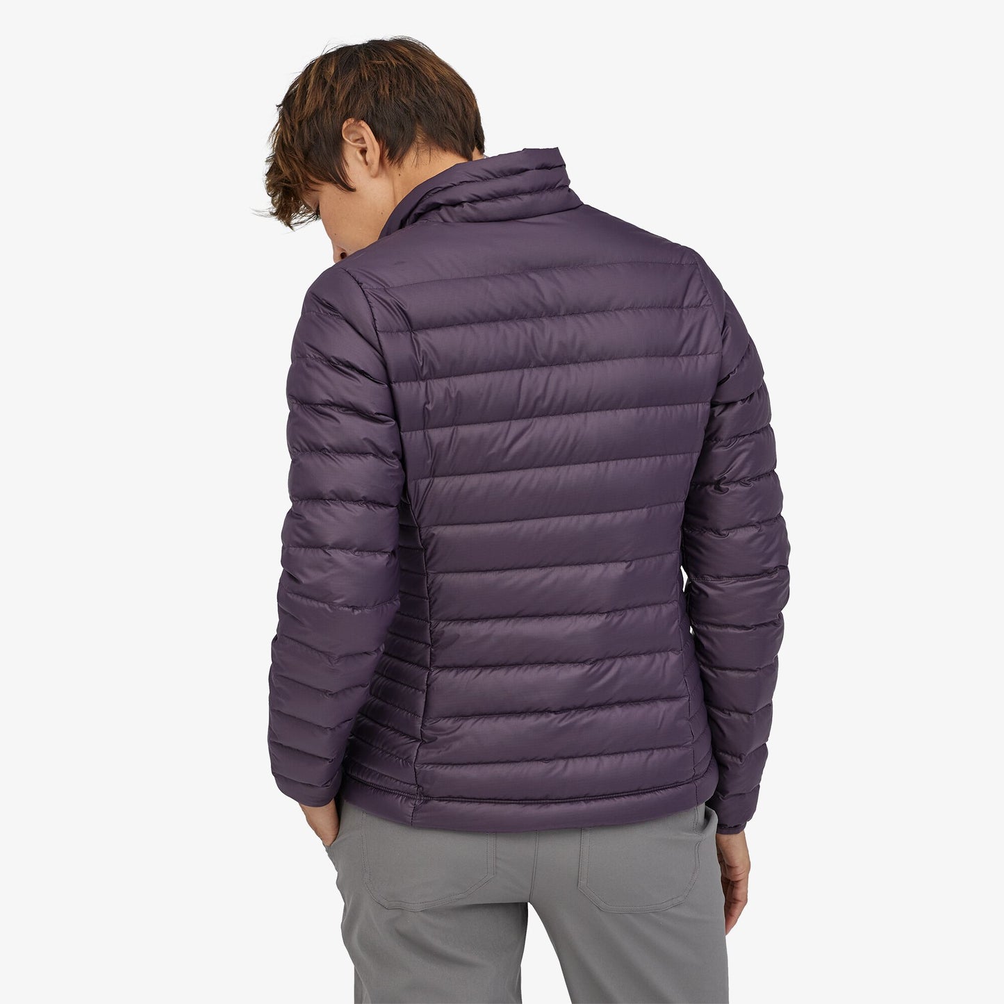 Doudoune violette en recyclé - down sweater