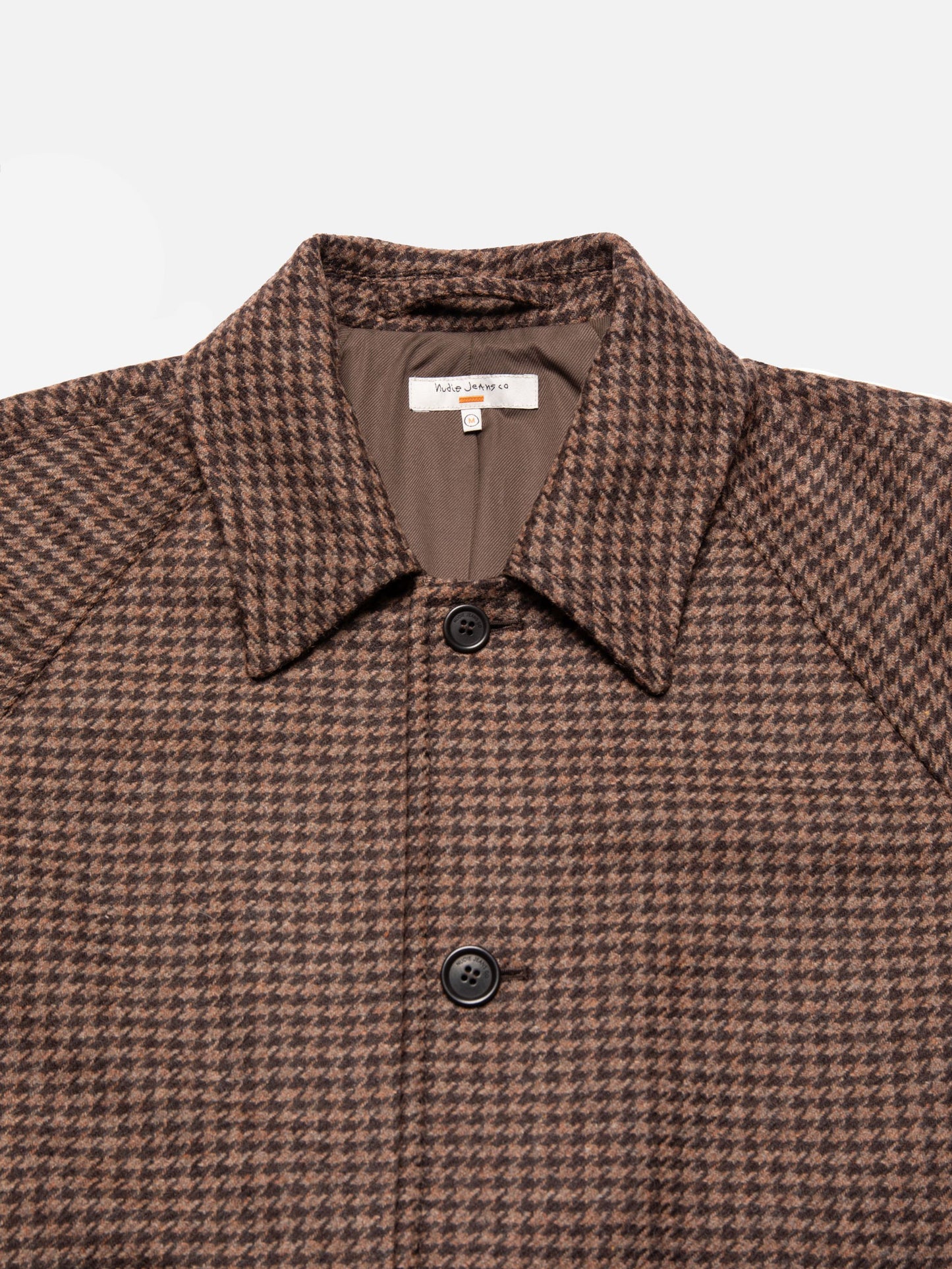Manteau long en laine et polyester recyclé | marron "will overcoat brown"