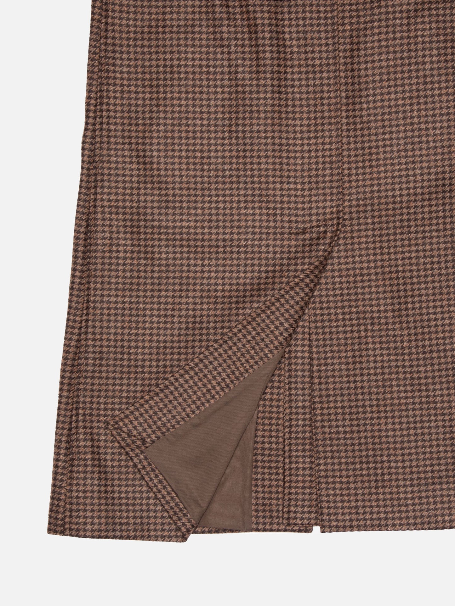 Manteau long en laine et polyester recyclé | marron "will overcoat brown"
