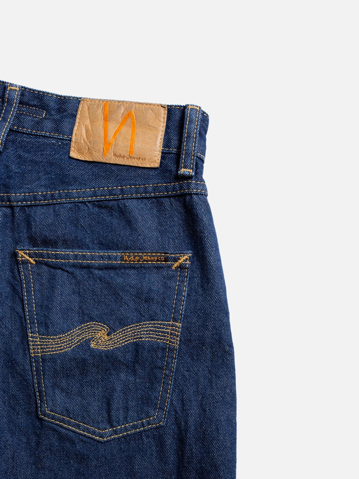 Jean large en coton bio | bleu brut "clean eileen classic blue"