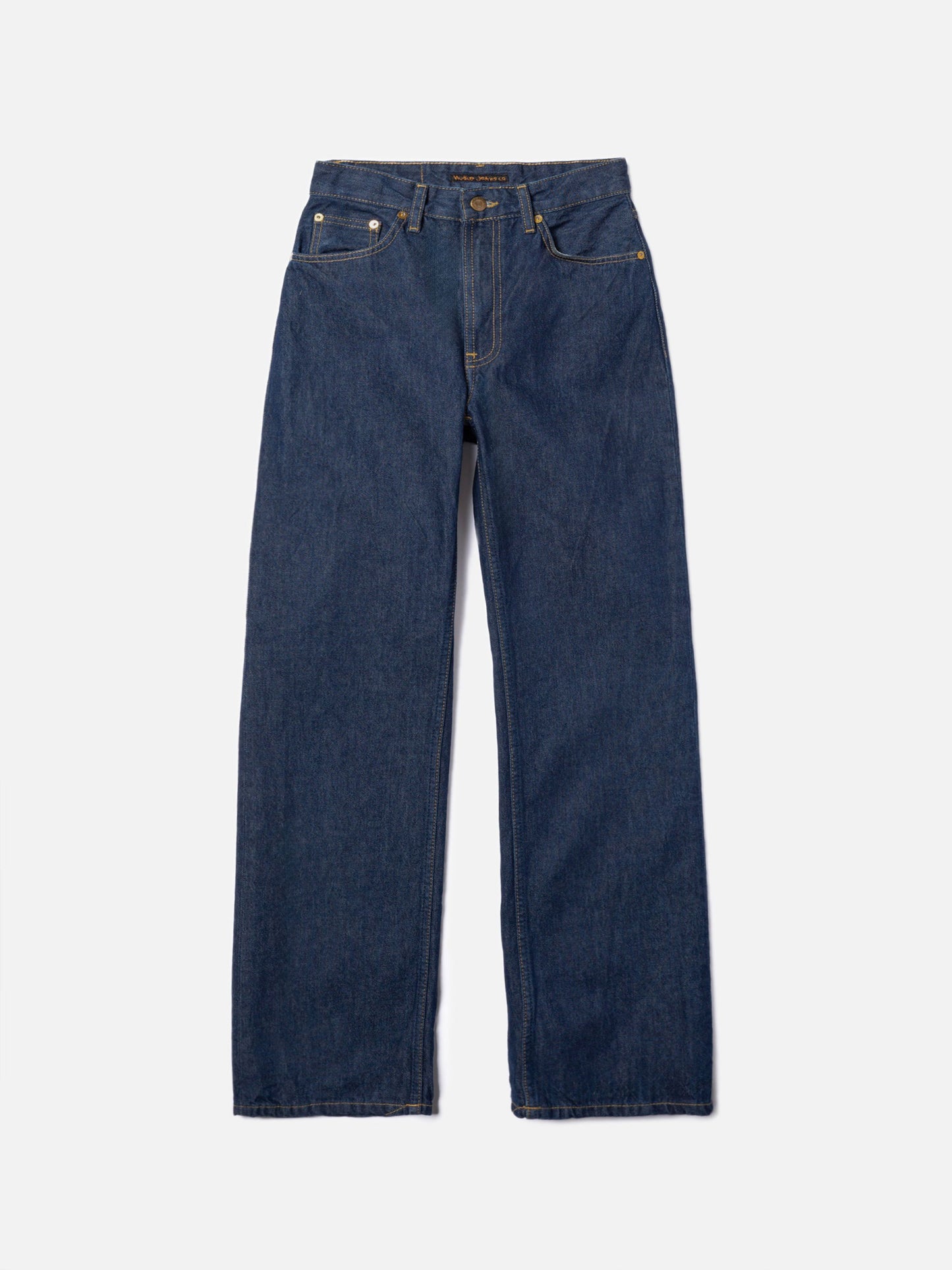 Jean large en coton bio | bleu brut "clean eileen classic blue"