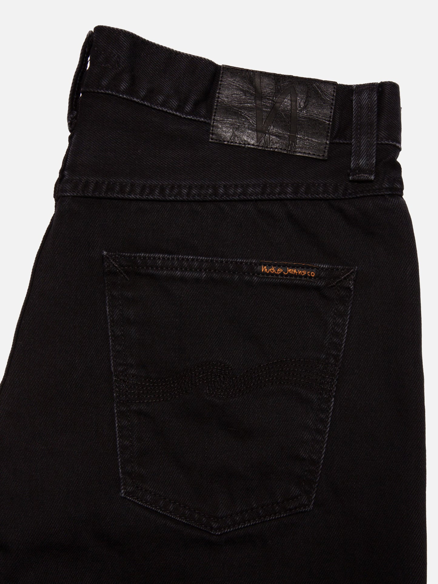 Short jean en coton bio | noir "josh denim shorts aged black"