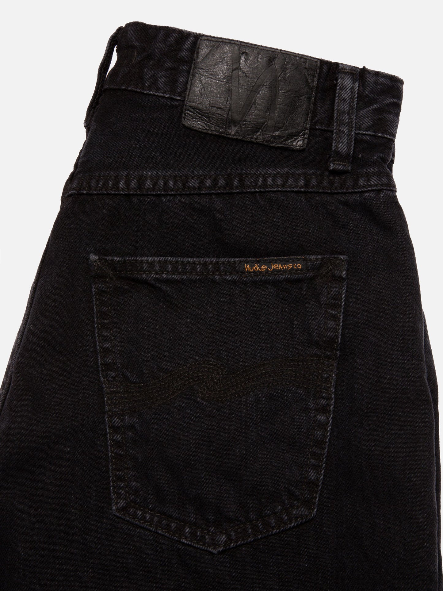 Short en jean de coton bio | noir "maeve denim shorts smooth black"