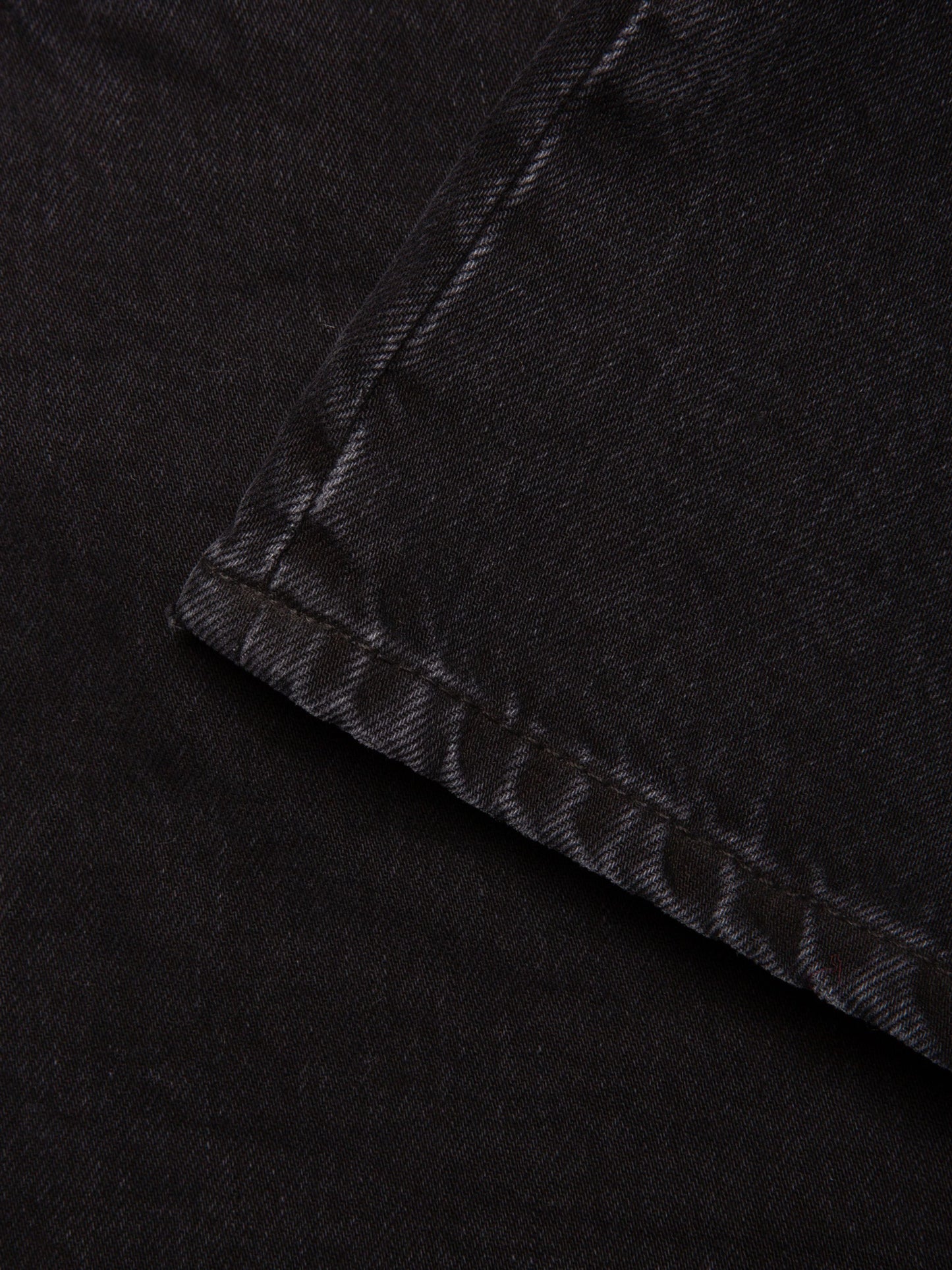 Short en jean de coton bio | noir "maeve denim shorts smooth black"