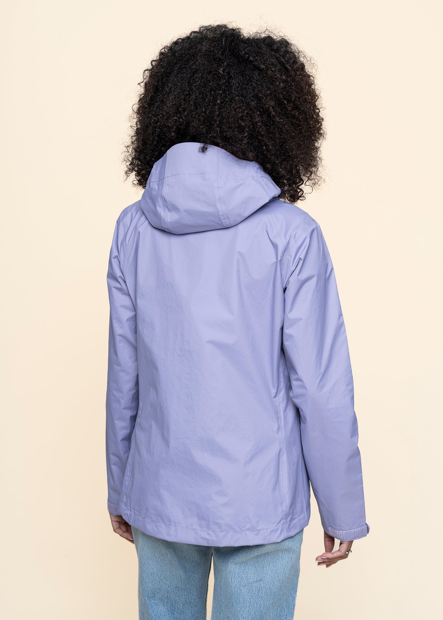 Veste imperméable en nylon recyclé | violet "torrentshell 3l rain jkt - concrete purple"