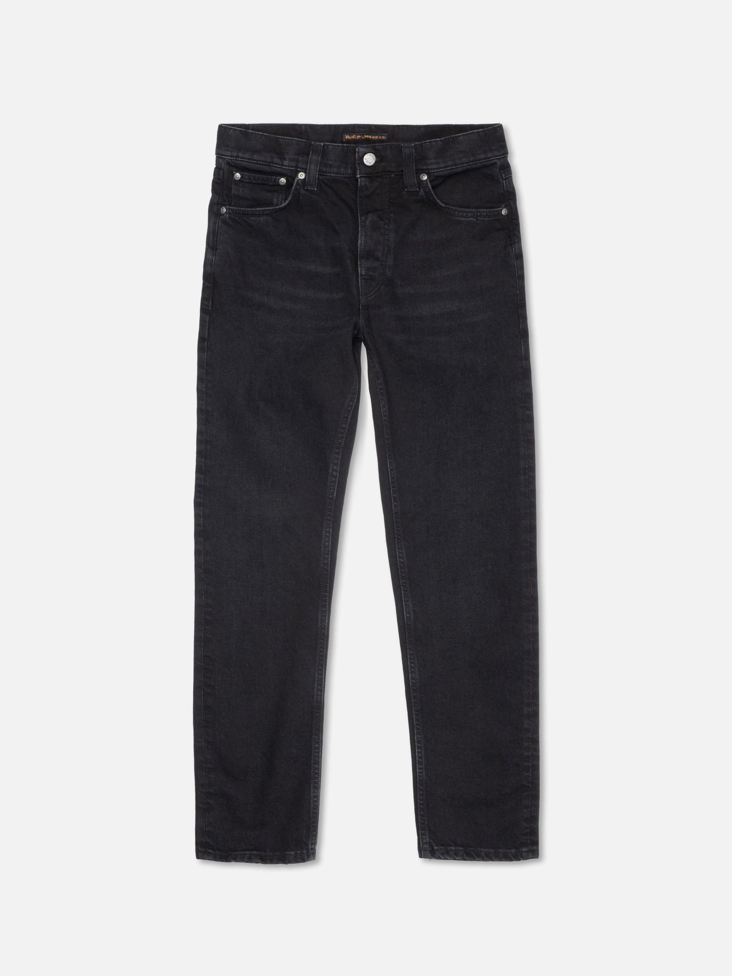 Jean slim en coton biologique | noir "solid ollie black steel - black steel"