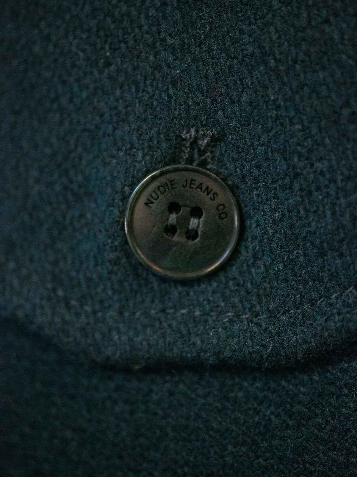 Veste en laine recyclée | vert "blake wool jacket - racing green"