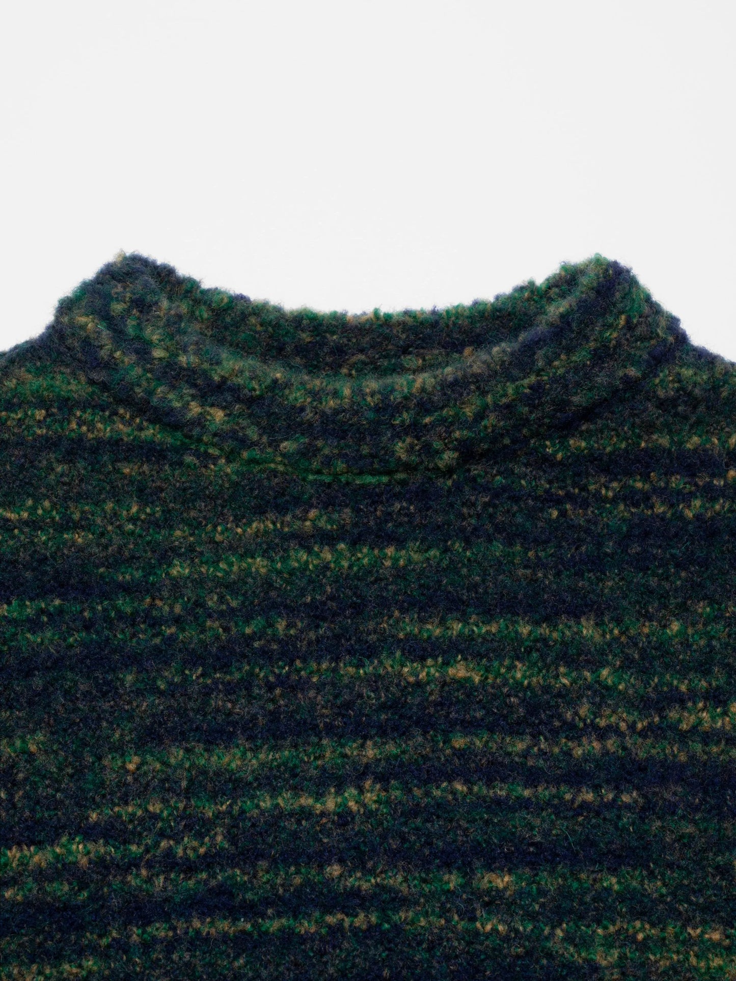 Pull en laine certifiée | vert "nanna boucle sweater - multi"