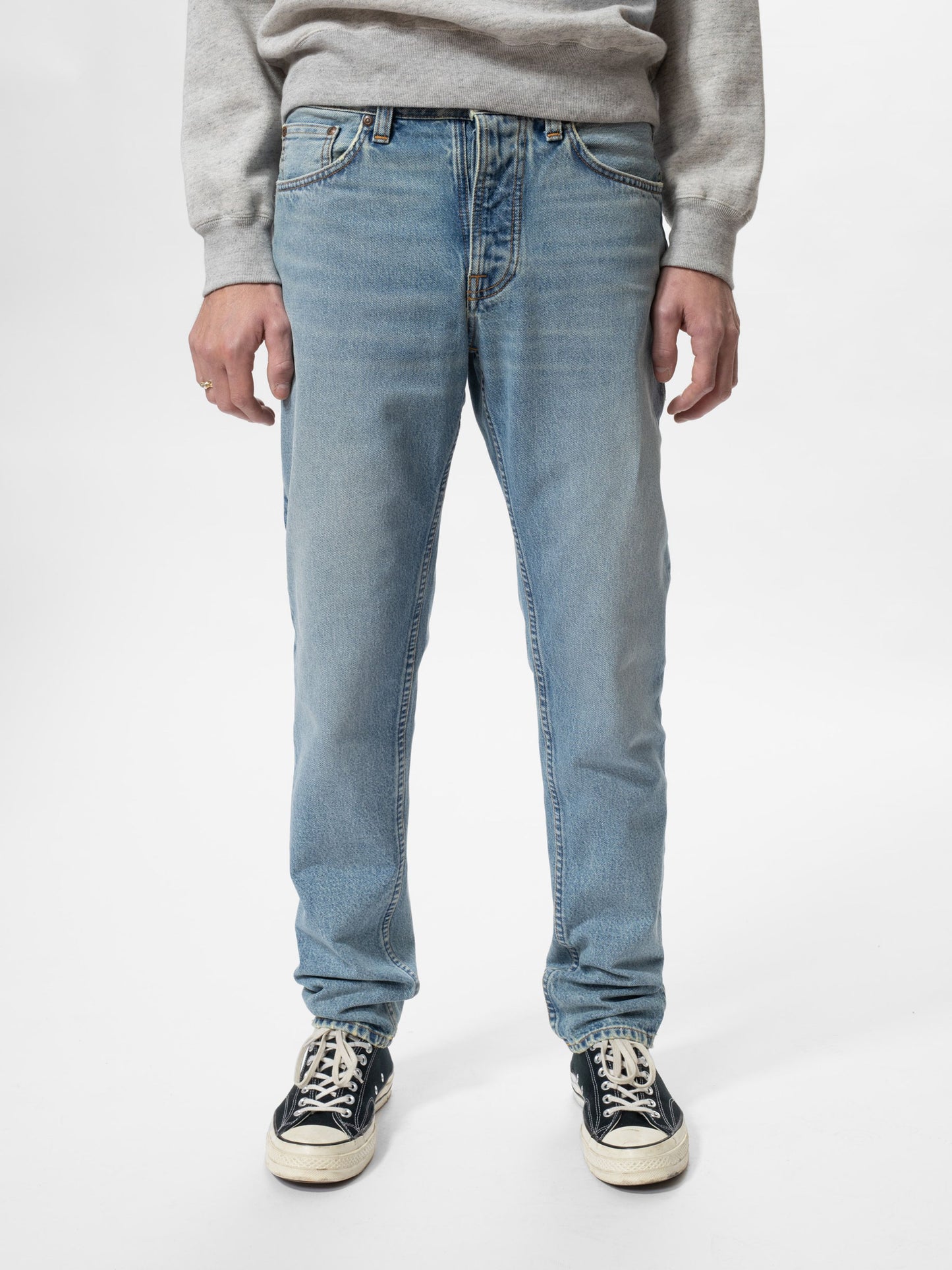 Jean fuselé en coton bio | steady eddie ii long lost - long lost