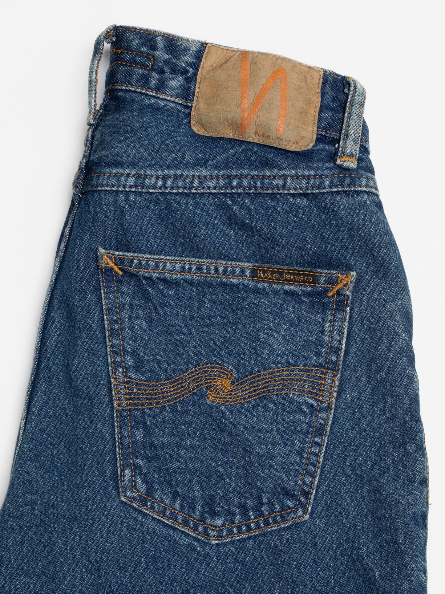 Jean mom en coton bio | bleu 'breezy britt morning soul'