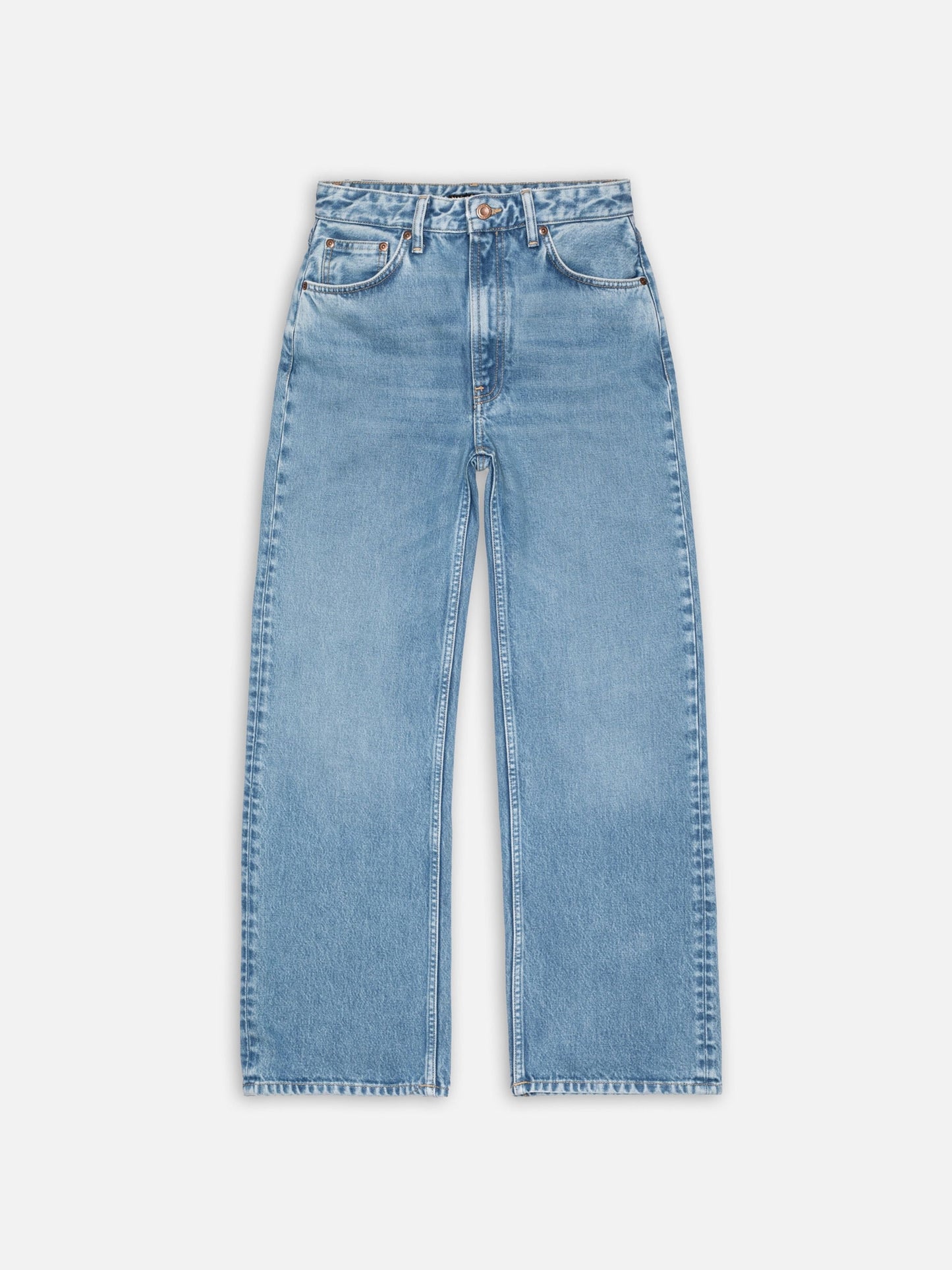 Jean ample en coton bio | bleu "clean eileen desert light blue"