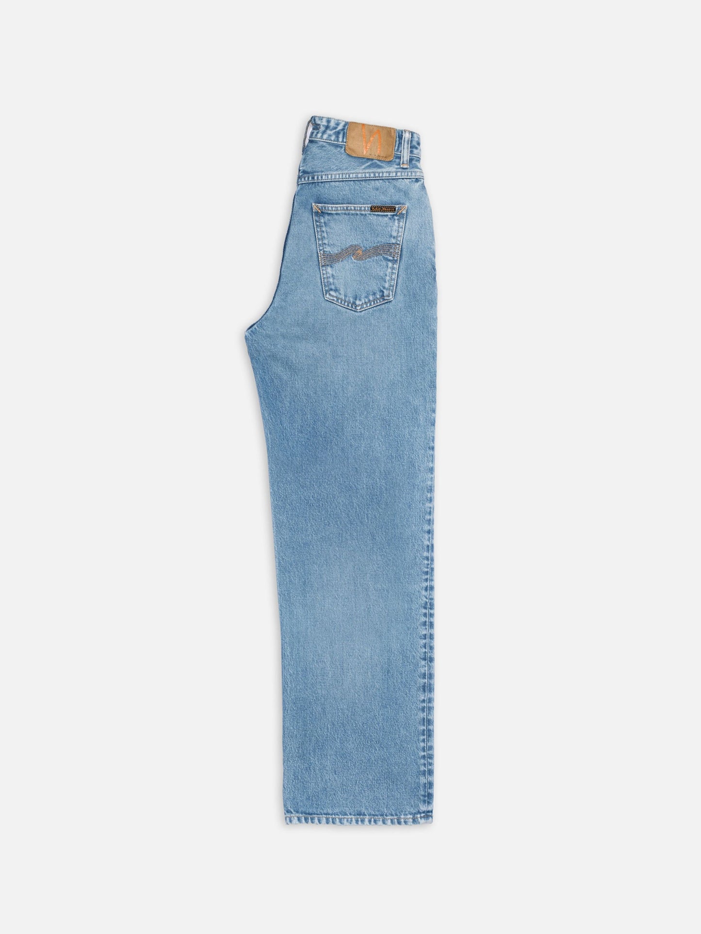 Jean ample en coton bio | bleu "clean eileen desert light blue"