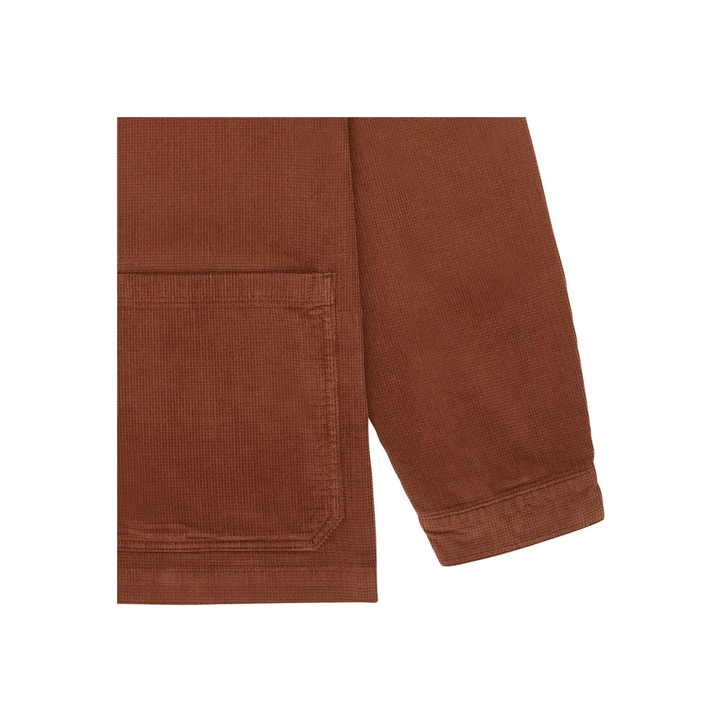 Cardigan épais en coton bio |rouille "auburn ekhi jacket"