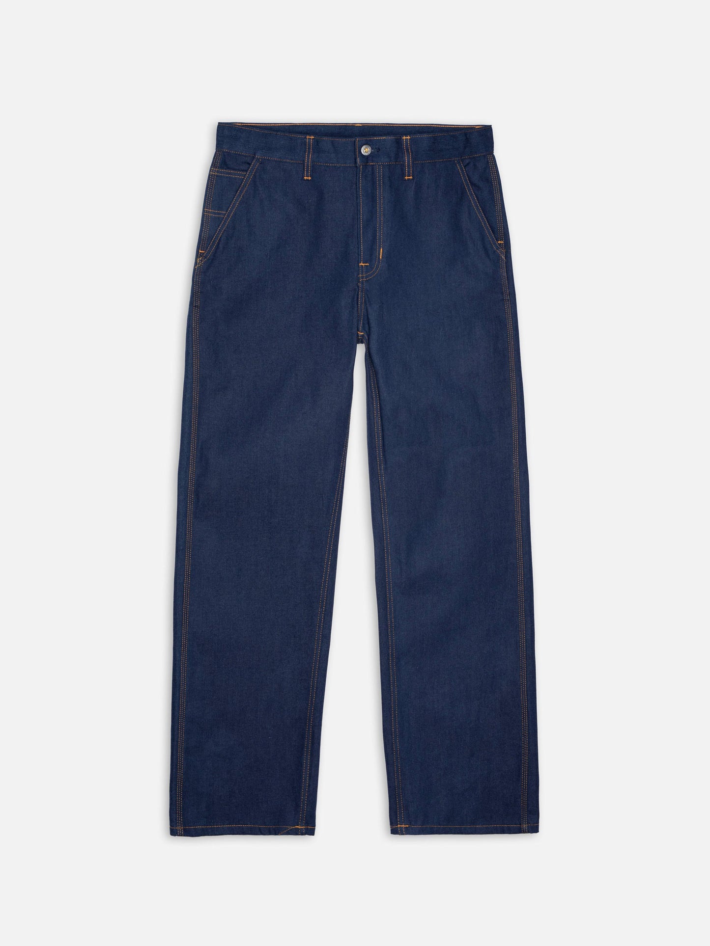 Jean droit en coton bio | brut "tuff tony pants painter denim - khaki or canvas"