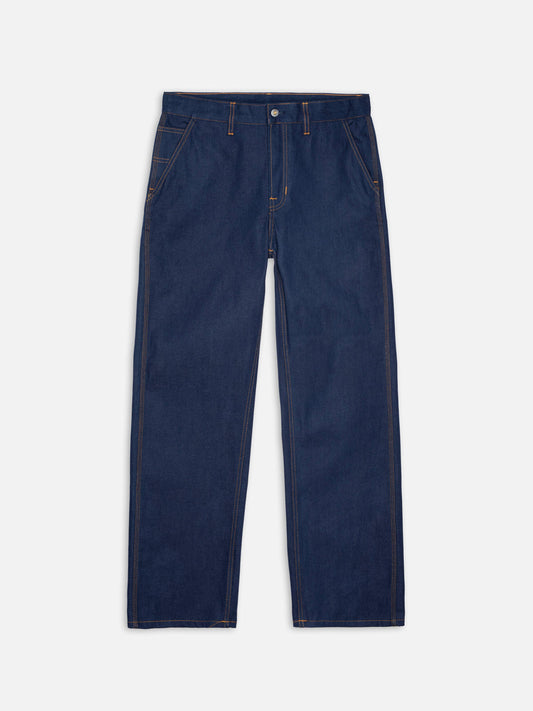 Jean droit en coton bio | brut "tuff tony pants painter denim - khaki or canvas"