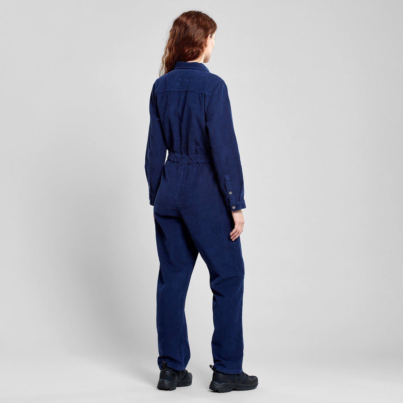 Salopette velours en coton bio | bleu marine "overall hultsfred corduroy navy black iris"