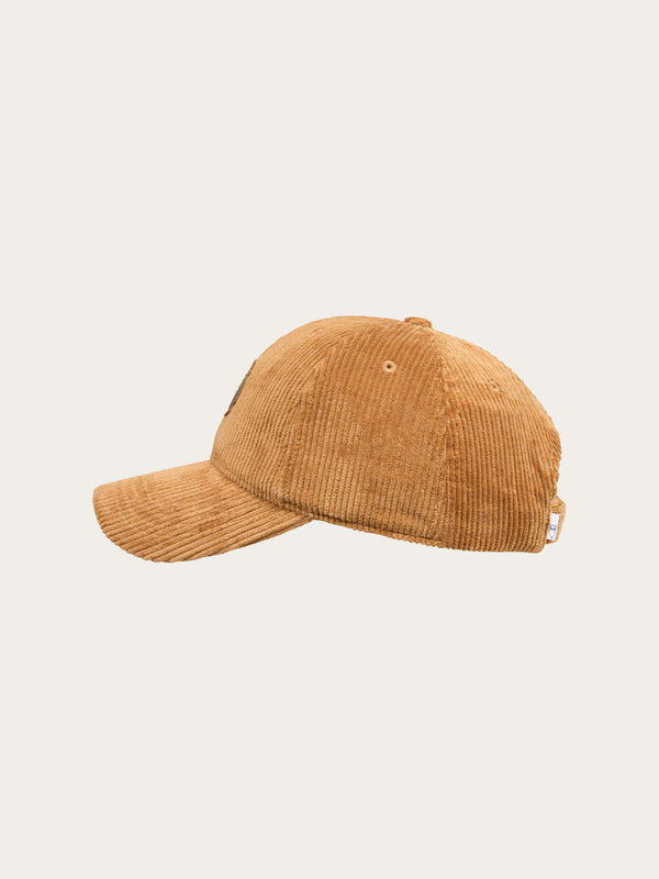 Casquette en velours de coton bio | Marron claire "8 wales corduroy cap brown sugar"