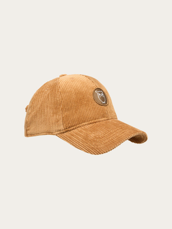 Casquette en velours de coton bio | Marron claire "8 wales corduroy cap brown sugar"