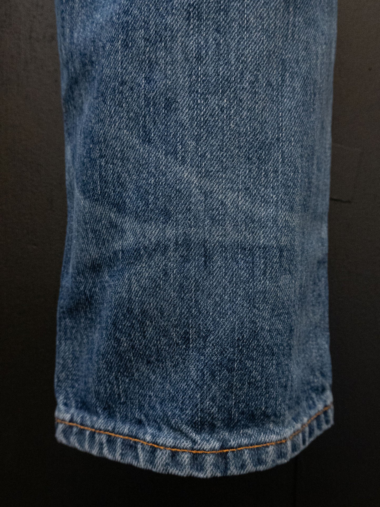 Jean droit en coton bio | bleu "rad rufus raw tracks"