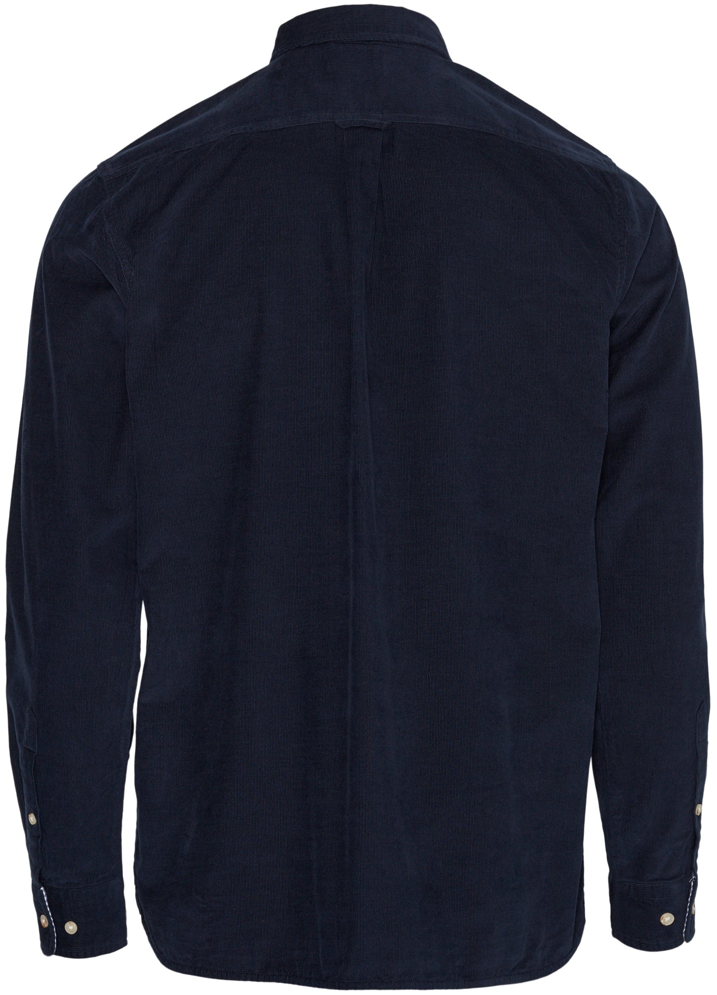 Chemise en velours côtelé bleu nuit  en coton bio - ELDER Total Eclipse