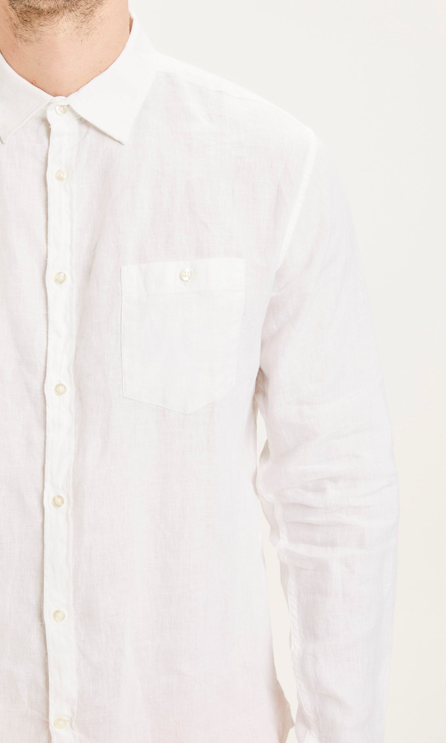 Chemise blanche en lin - larch